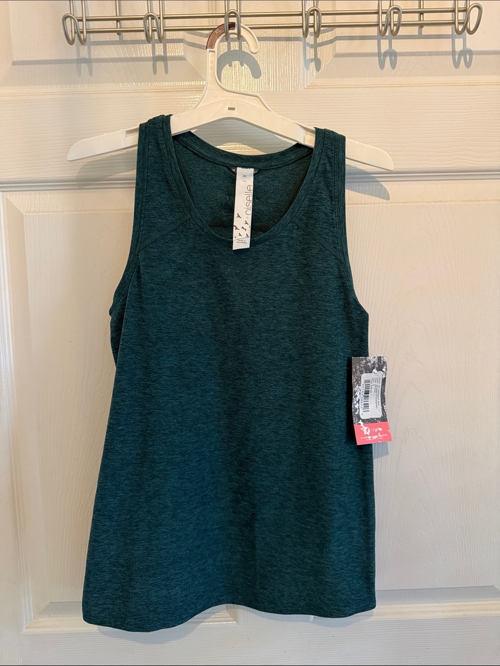 NWT oiselle Lux Racerback Tank- Douglas Fir/ Evergreen